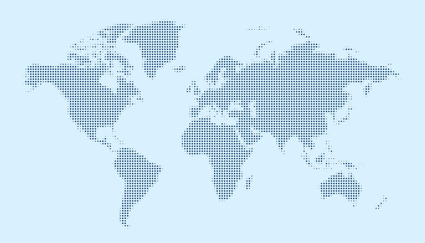 The WorldSnap world map